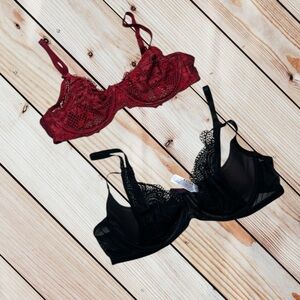 Adore Me 36C lot of 2 bras (2)